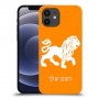 אריה כיסוי מגן קשיח בעיצוב אישי עם השם שלך ל Apple iPhone 12 יחידה אחת סקרין מובייל