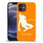 סקִי כיסוי מגן קשיח בעיצוב אישי עם השם שלך ל Apple iPhone 12 יחידה אחת סקרין מובייל