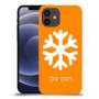 שלג כיסוי מגן קשיח בעיצוב אישי עם השם שלך ל Apple iPhone 12 יחידה אחת סקרין מובייל