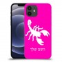 עקרב כיסוי מגן קשיח בעיצוב אישי עם השם שלך ל Apple iPhone 12 יחידה אחת סקרין מובייל