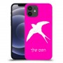 ציפור לבלוע כיסוי מגן קשיח בעיצוב אישי עם השם שלך ל Apple iPhone 12 יחידה אחת סקרין מובייל