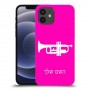 חצוצרה כיסוי מגן קשיח בעיצוב אישי עם השם שלך ל Apple iPhone 12 יחידה אחת סקרין מובייל