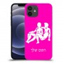 תאומים כיסוי מגן קשיח בעיצוב אישי עם השם שלך ל Apple iPhone 12 יחידה אחת סקרין מובייל