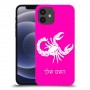עקרב כיסוי מגן קשיח בעיצוב אישי עם השם שלך ל Apple iPhone 12 יחידה אחת סקרין מובייל