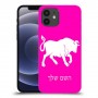 שור כיסוי מגן קשיח בעיצוב אישי עם השם שלך ל Apple iPhone 12 יחידה אחת סקרין מובייל