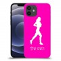 ג'וגלין - אישה כיסוי מגן קשיח בעיצוב אישי עם השם שלך ל Apple iPhone 12 יחידה אחת סקרין מובייל