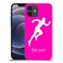 רץ כיסוי מגן קשיח בעיצוב אישי עם השם שלך ל Apple iPhone 12 יחידה אחת סקרין מובייל