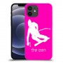 סקִי כיסוי מגן קשיח בעיצוב אישי עם השם שלך ל Apple iPhone 12 יחידה אחת סקרין מובייל