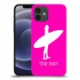 גלישה כיסוי מגן קשיח בעיצוב אישי עם השם שלך ל Apple iPhone 12 יחידה אחת סקרין מובייל