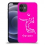 שחקן כדורעף כיסוי מגן קשיח בעיצוב אישי עם השם שלך ל Apple iPhone 12 יחידה אחת סקרין מובייל