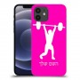 הרמת משקולות כיסוי מגן קשיח בעיצוב אישי עם השם שלך ל Apple iPhone 12 יחידה אחת סקרין מובייל