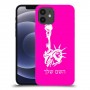 פסל החירות כיסוי מגן קשיח בעיצוב אישי עם השם שלך ל Apple iPhone 12 יחידה אחת סקרין מובייל