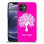 עץ כיסוי מגן קשיח בעיצוב אישי עם השם שלך ל Apple iPhone 12 יחידה אחת סקרין מובייל