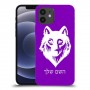 זאב כיסוי מגן קשיח בעיצוב אישי עם השם שלך ל Apple iPhone 12 יחידה אחת סקרין מובייל