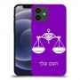 מאזניים כיסוי מגן קשיח בעיצוב אישי עם השם שלך ל Apple iPhone 12 יחידה אחת סקרין מובייל