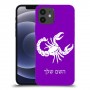 עקרב כיסוי מגן קשיח בעיצוב אישי עם השם שלך ל Apple iPhone 12 יחידה אחת סקרין מובייל
