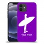 גלישה כיסוי מגן קשיח בעיצוב אישי עם השם שלך ל Apple iPhone 12 יחידה אחת סקרין מובייל