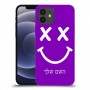 סמיילי כיסוי מגן קשיח בעיצוב אישי עם השם שלך ל Apple iPhone 12 יחידה אחת סקרין מובייל