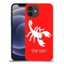 עקרב כיסוי מגן קשיח בעיצוב אישי עם השם שלך ל Apple iPhone 12 יחידה אחת סקרין מובייל