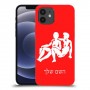 תאומים כיסוי מגן קשיח בעיצוב אישי עם השם שלך ל Apple iPhone 12 יחידה אחת סקרין מובייל