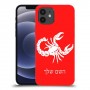 עקרב כיסוי מגן קשיח בעיצוב אישי עם השם שלך ל Apple iPhone 12 יחידה אחת סקרין מובייל