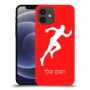 רץ כיסוי מגן קשיח בעיצוב אישי עם השם שלך ל Apple iPhone 12 יחידה אחת סקרין מובייל