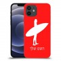 גלישה כיסוי מגן קשיח בעיצוב אישי עם השם שלך ל Apple iPhone 12 יחידה אחת סקרין מובייל