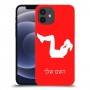 אימון ספורט - אישה כיסוי מגן קשיח בעיצוב אישי עם השם שלך ל Apple iPhone 12 יחידה אחת סקרין מובייל