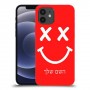 סמיילי כיסוי מגן קשיח בעיצוב אישי עם השם שלך ל Apple iPhone 12 יחידה אחת סקרין מובייל