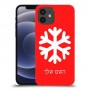שלג כיסוי מגן קשיח בעיצוב אישי עם השם שלך ל Apple iPhone 12 יחידה אחת סקרין מובייל