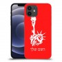 פסל החירות כיסוי מגן קשיח בעיצוב אישי עם השם שלך ל Apple iPhone 12 יחידה אחת סקרין מובייל