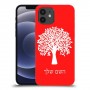 עץ כיסוי מגן קשיח בעיצוב אישי עם השם שלך ל Apple iPhone 12 יחידה אחת סקרין מובייל