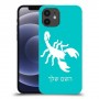 עקרב כיסוי מגן קשיח בעיצוב אישי עם השם שלך ל Apple iPhone 12 יחידה אחת סקרין מובייל