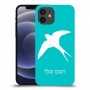 ציפור לבלוע כיסוי מגן קשיח בעיצוב אישי עם השם שלך ל Apple iPhone 12 יחידה אחת סקרין מובייל