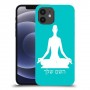 יוגה כיסוי מגן קשיח בעיצוב אישי עם השם שלך ל Apple iPhone 12 יחידה אחת סקרין מובייל