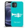 חצוצרה כיסוי מגן קשיח בעיצוב אישי עם השם שלך ל Apple iPhone 12 יחידה אחת סקרין מובייל