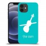 כינור כיסוי מגן קשיח בעיצוב אישי עם השם שלך ל Apple iPhone 12 יחידה אחת סקרין מובייל