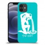 דלי כיסוי מגן קשיח בעיצוב אישי עם השם שלך ל Apple iPhone 12 יחידה אחת סקרין מובייל