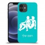 תאומים כיסוי מגן קשיח בעיצוב אישי עם השם שלך ל Apple iPhone 12 יחידה אחת סקרין מובייל