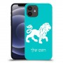 אריה כיסוי מגן קשיח בעיצוב אישי עם השם שלך ל Apple iPhone 12 יחידה אחת סקרין מובייל