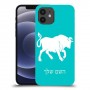 שור כיסוי מגן קשיח בעיצוב אישי עם השם שלך ל Apple iPhone 12 יחידה אחת סקרין מובייל