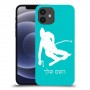 סקִי כיסוי מגן קשיח בעיצוב אישי עם השם שלך ל Apple iPhone 12 יחידה אחת סקרין מובייל
