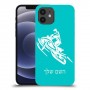 אופנוע שלג כיסוי מגן קשיח בעיצוב אישי עם השם שלך ל Apple iPhone 12 יחידה אחת סקרין מובייל