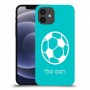 כדורגל - כדור כיסוי מגן קשיח בעיצוב אישי עם השם שלך ל Apple iPhone 12 יחידה אחת סקרין מובייל