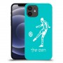 שחקן כדורגל כיסוי מגן קשיח בעיצוב אישי עם השם שלך ל Apple iPhone 12 יחידה אחת סקרין מובייל