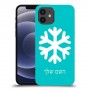 שלג כיסוי מגן קשיח בעיצוב אישי עם השם שלך ל Apple iPhone 12 יחידה אחת סקרין מובייל