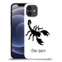 עקרב כיסוי מגן קשיח בעיצוב אישי עם השם שלך ל Apple iPhone 12 יחידה אחת סקרין מובייל