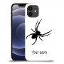 עכביש כיסוי מגן קשיח בעיצוב אישי עם השם שלך ל Apple iPhone 12 יחידה אחת סקרין מובייל