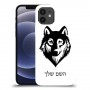 זאב כיסוי מגן קשיח בעיצוב אישי עם השם שלך ל Apple iPhone 12 יחידה אחת סקרין מובייל