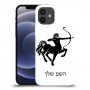 קשת כיסוי מגן קשיח בעיצוב אישי עם השם שלך ל Apple iPhone 12 יחידה אחת סקרין מובייל